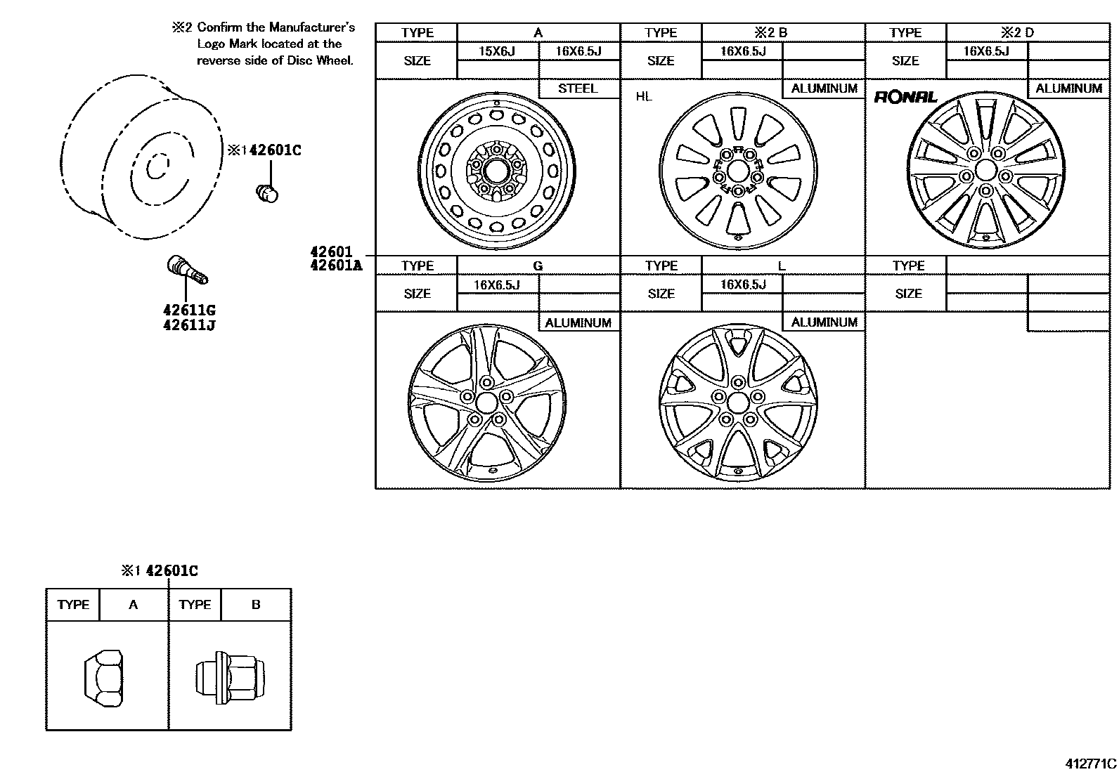 4103 — DISC WHEEL & WHEEL CAP