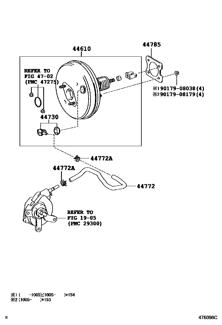 4703 — BRAKE BOOSTER & VACUUM TUBE