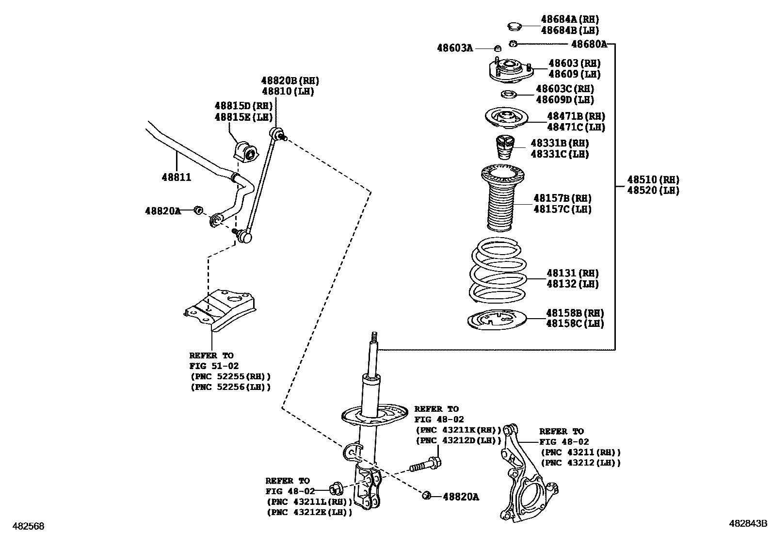 4803 — FRONT SPRING & SHOCK ABSORBER