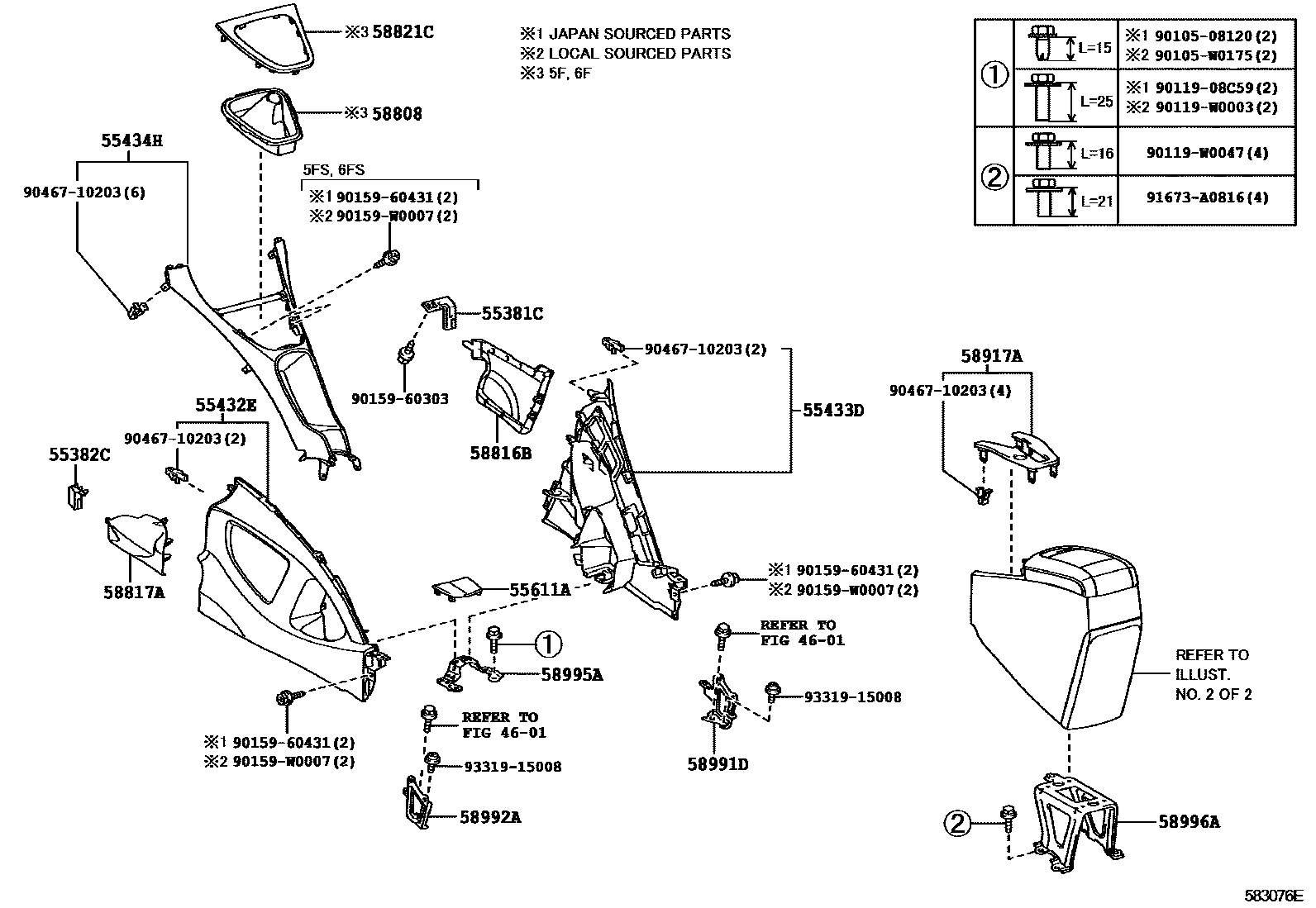 5806 — CONSOLE BOX & BRACKET