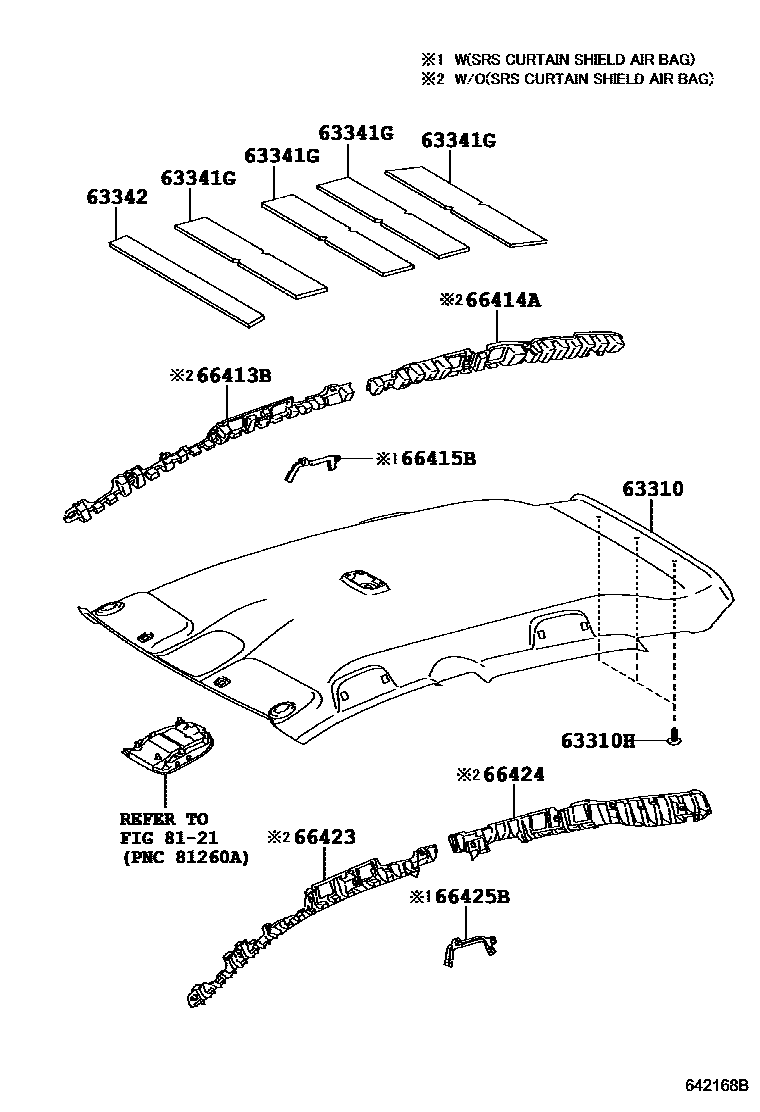 6402 — ROOF HEADLINING & SILENCER PAD