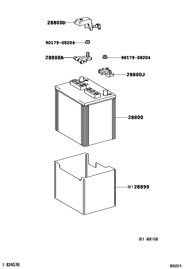 8201 — BATTERY & BATTERY CABLE
