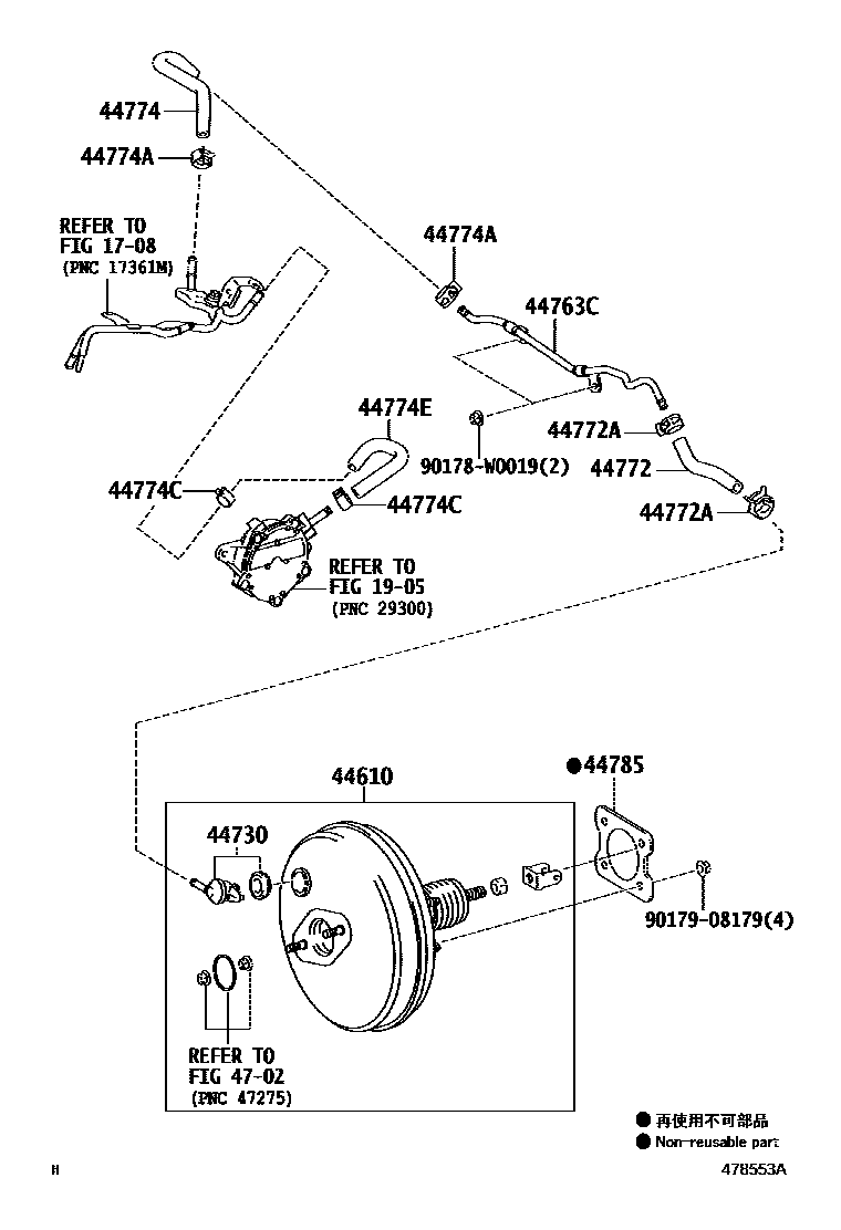 4703 — BRAKE BOOSTER & VACUUM TUBE