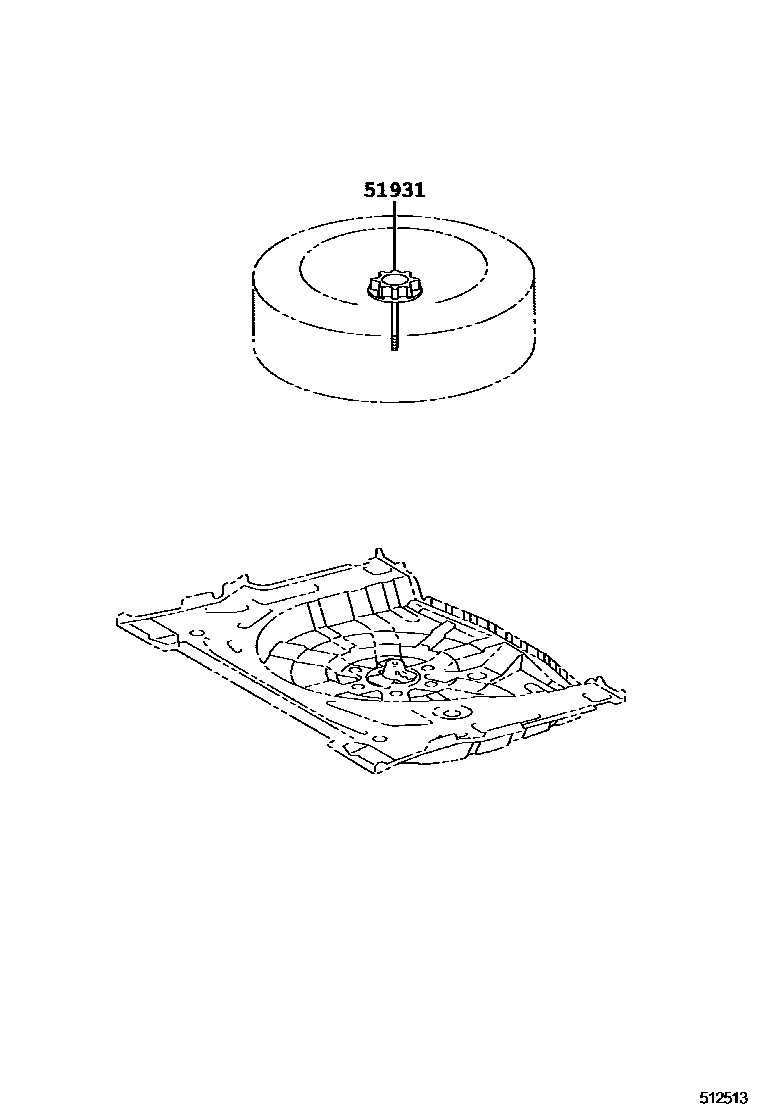 5104 — SPARE WHEEL CARRIER