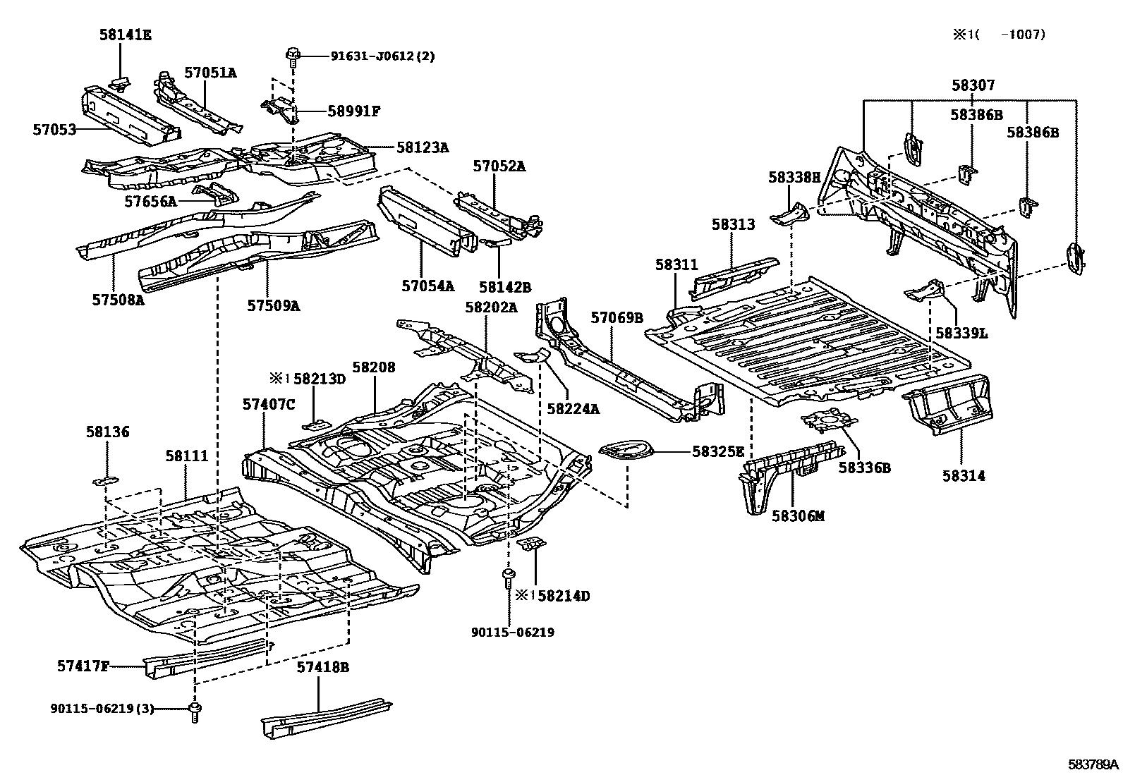 5801 — FLOOR PAN & LOWER BACK PANEL