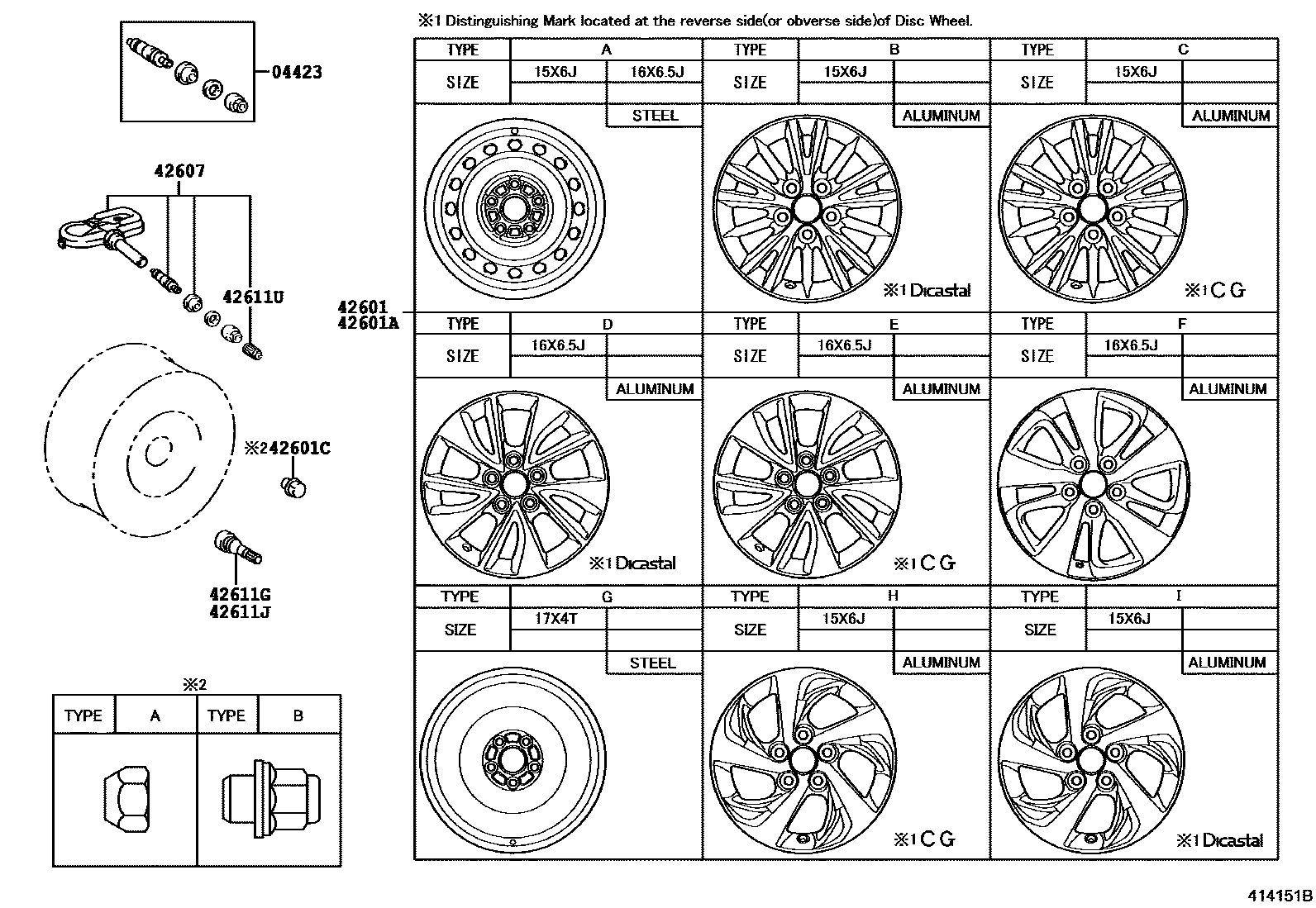 4103 — DISC WHEEL & WHEEL CAP