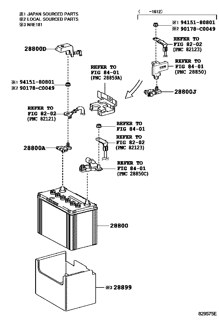 8201 — BATTERY & BATTERY CABLE