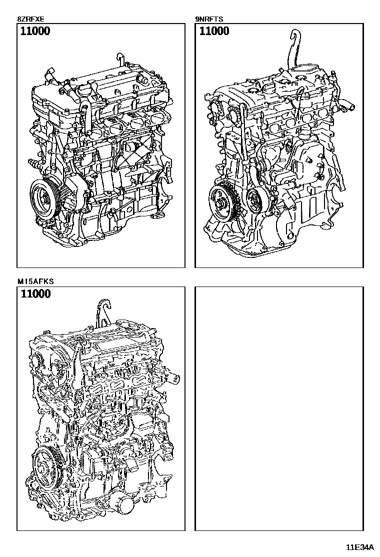 1101 — PARTIAL ENGINE ASSEMBLY