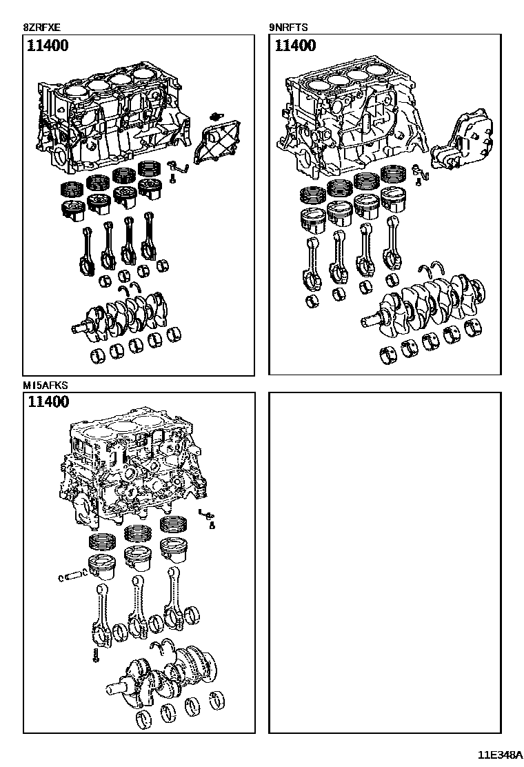 1102 — SHORT BLOCK ASSEMBLY