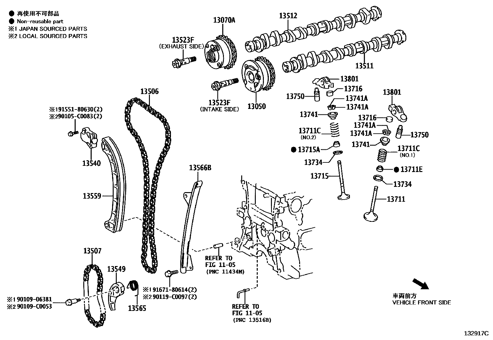 1302 — CAMSHAFT & VALVE
