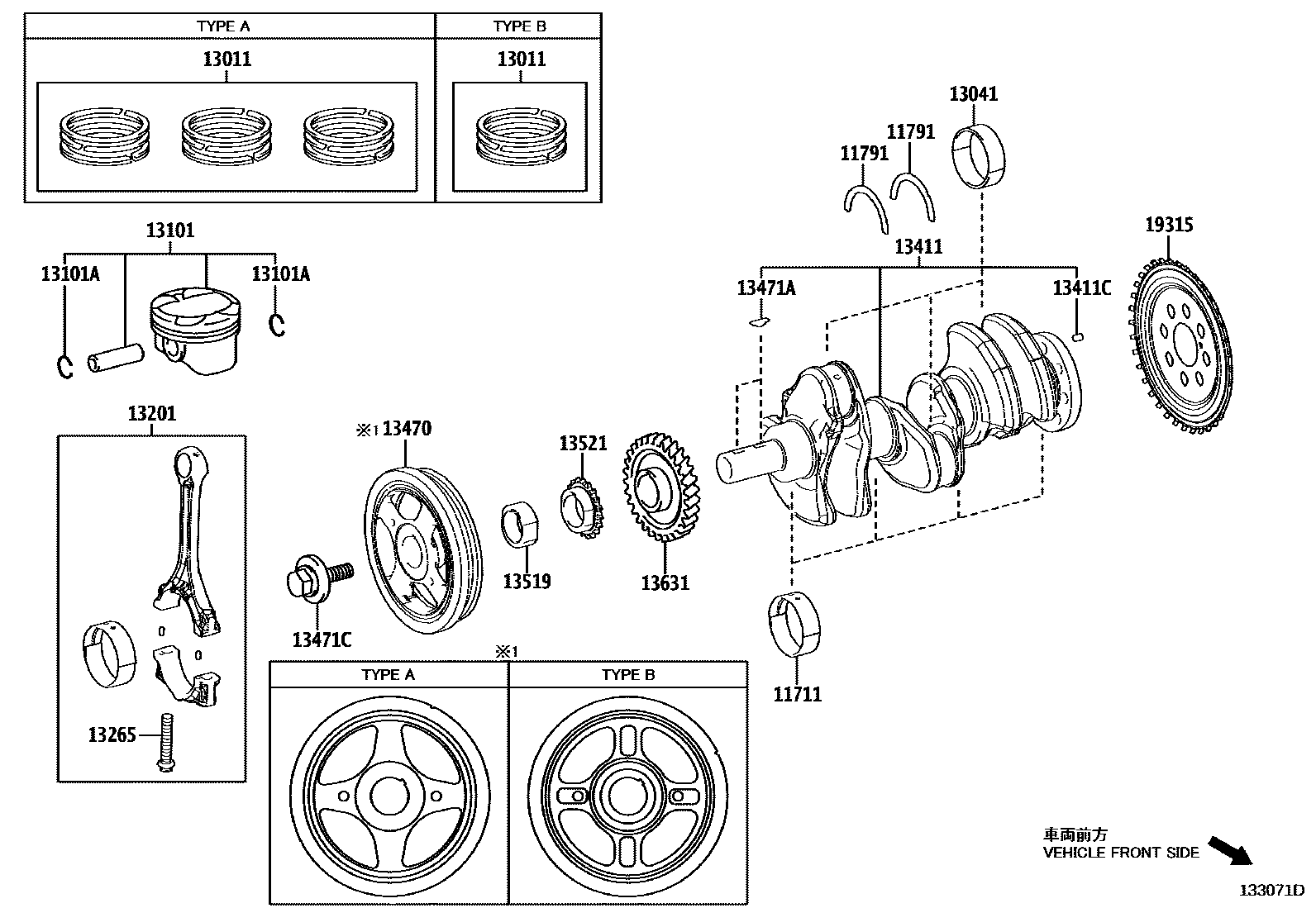 1301 — CRANKSHAFT & PISTON