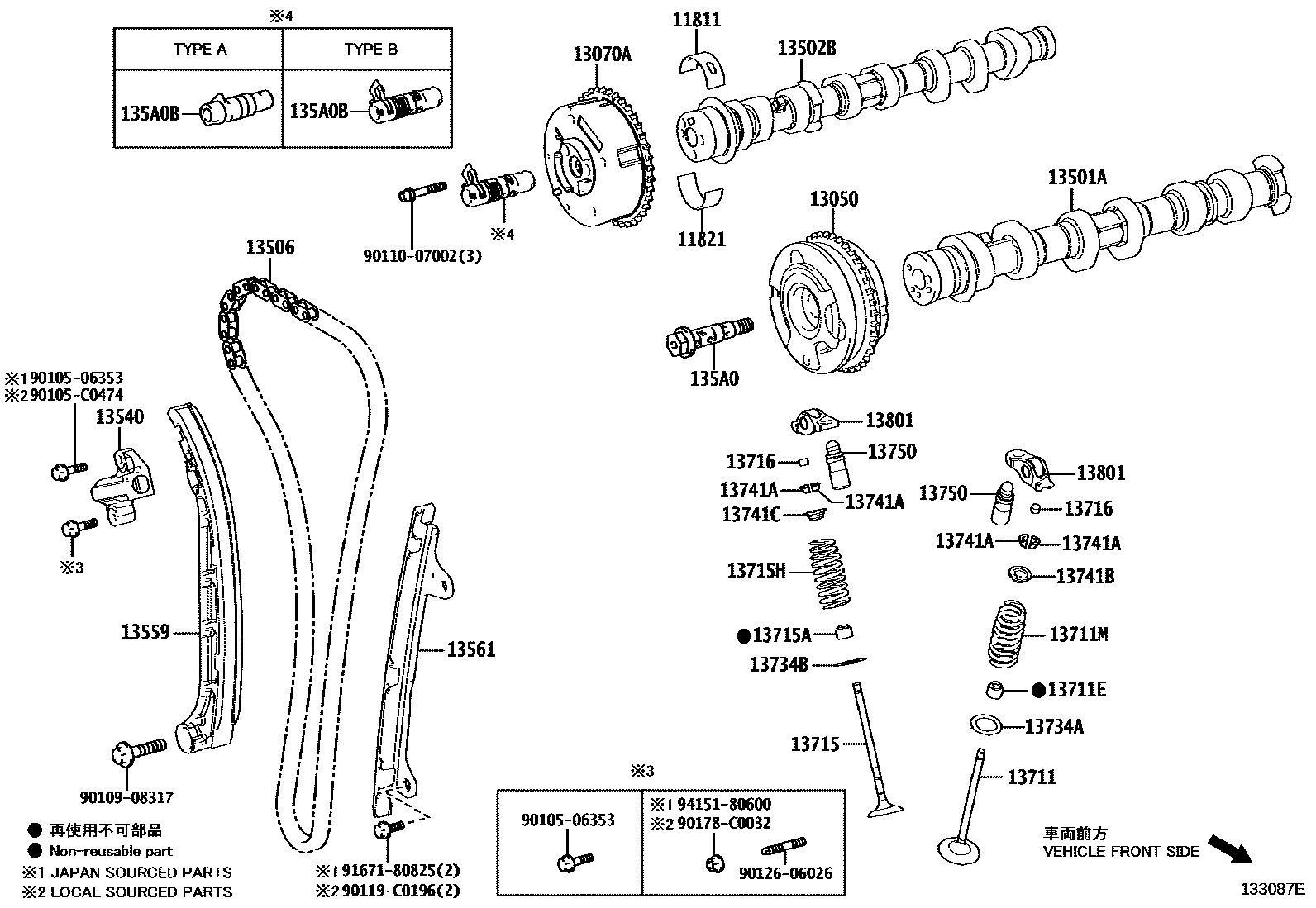 1302 — CAMSHAFT & VALVE