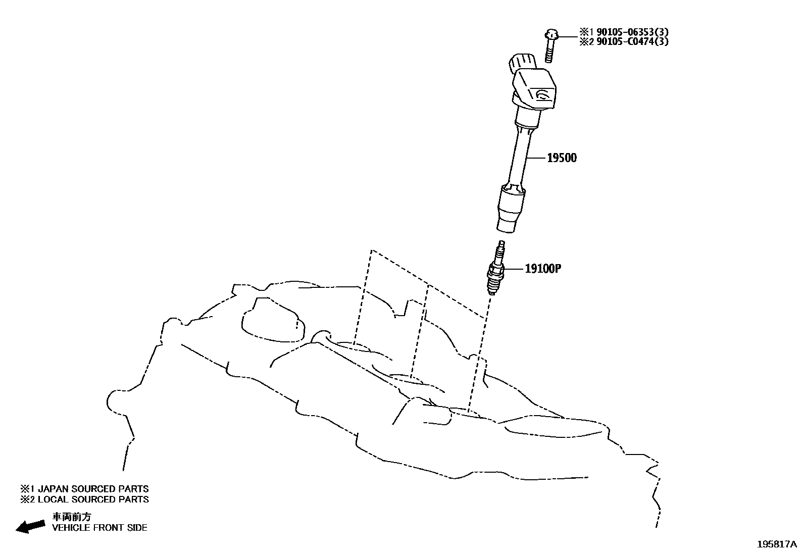 1901 — IGNITION COIL & SPARK PLUG / GLOW PLUG