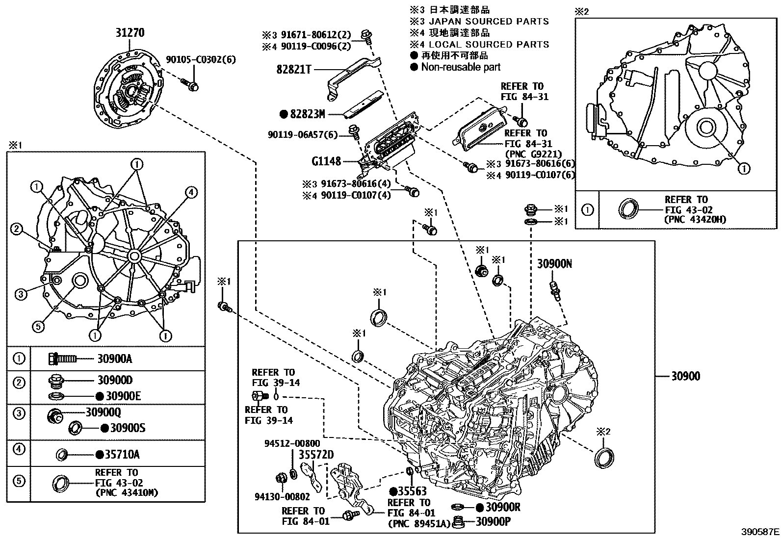 3901 — TRANSAXLE ASSY(HEV OR BEV OR FCEV)