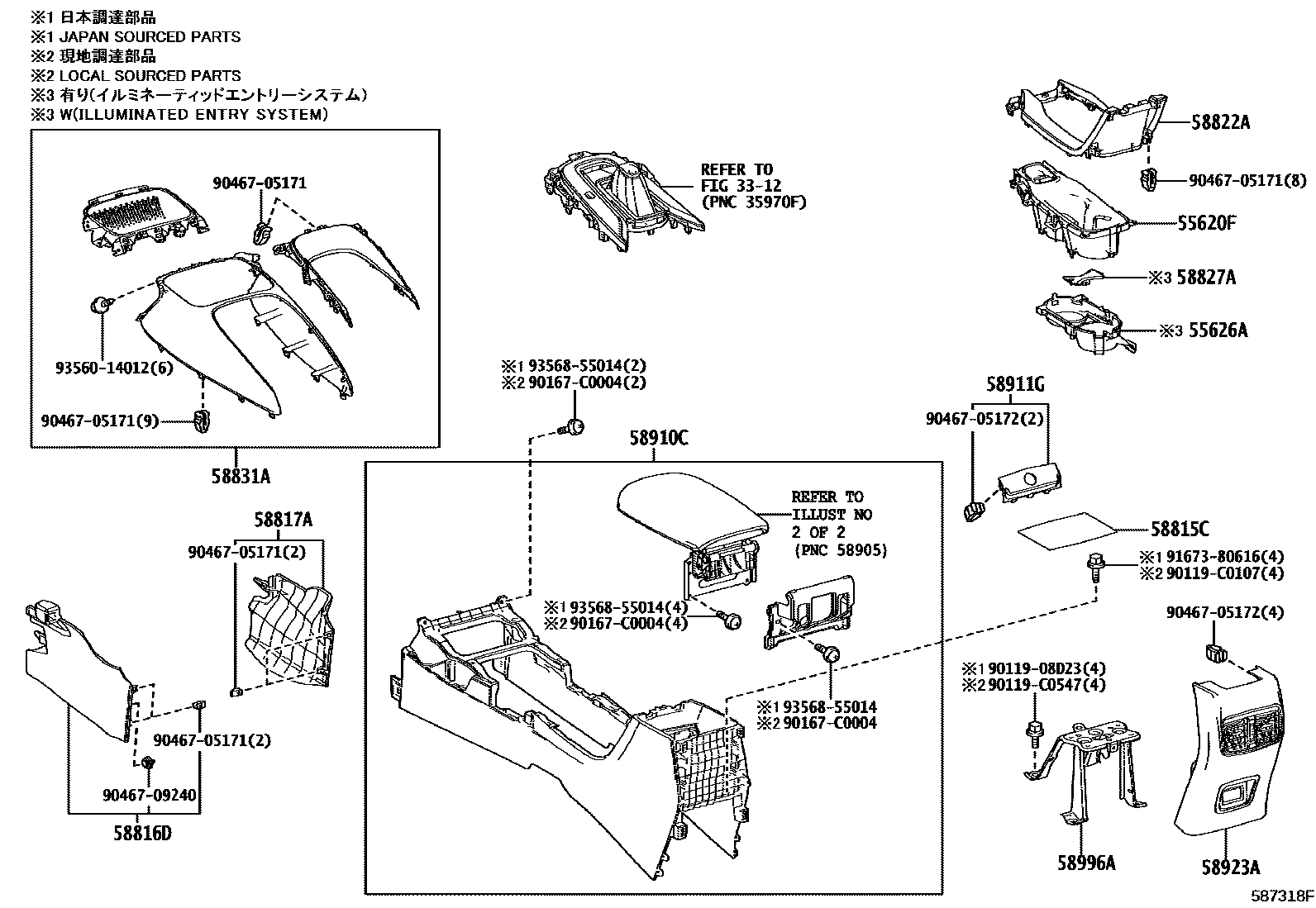 5806 — CONSOLE BOX & BRACKET