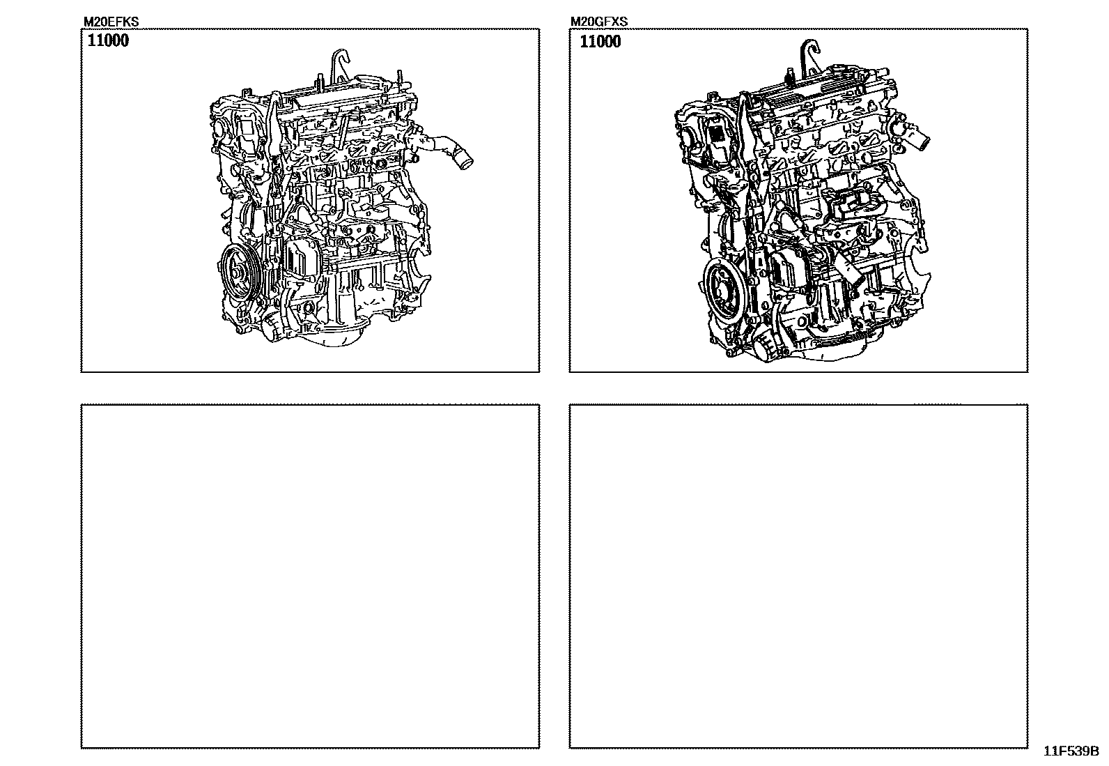 1101 — PARTIAL ENGINE ASSEMBLY