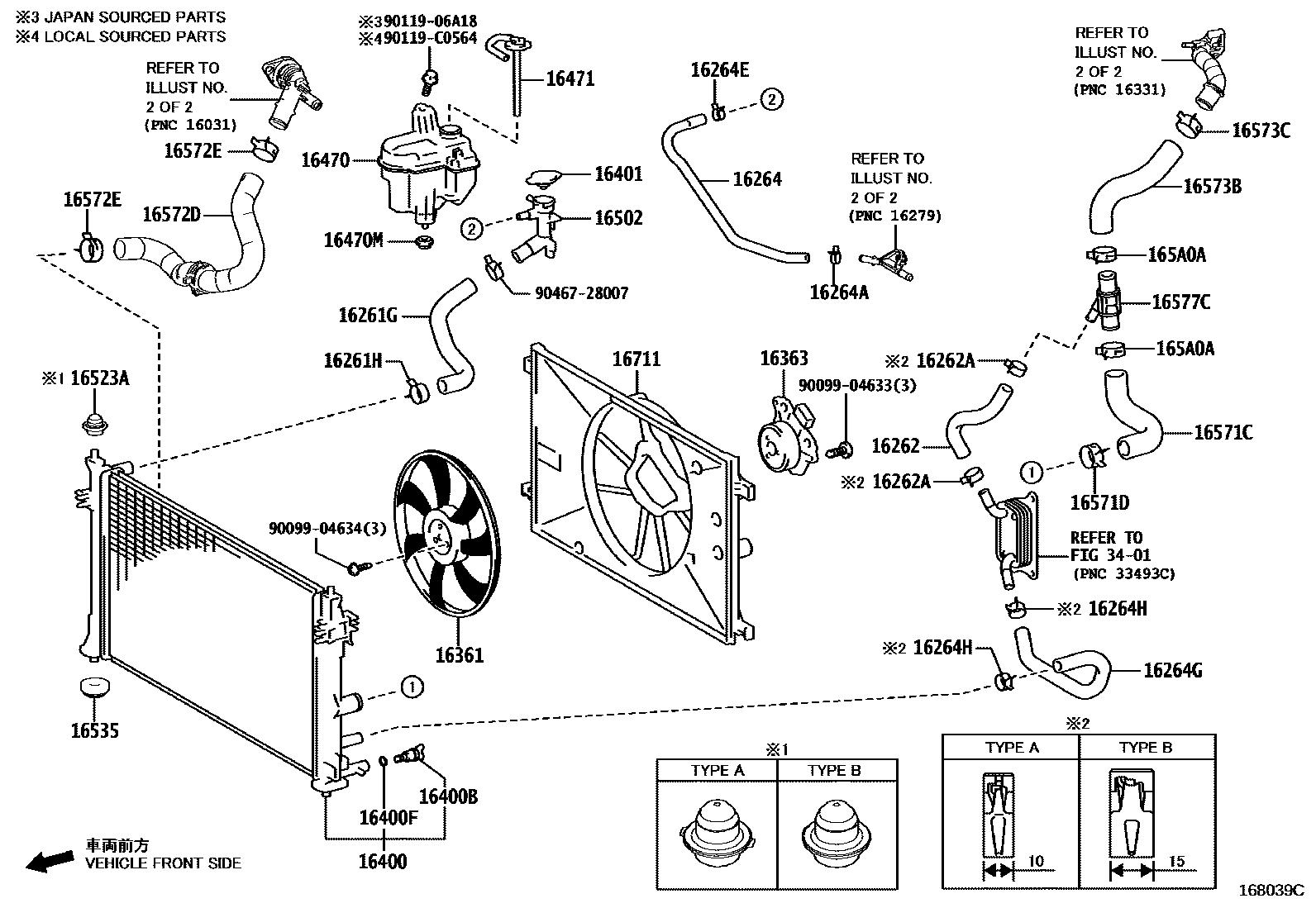 1603 — RADIATOR & WATER OUTLET