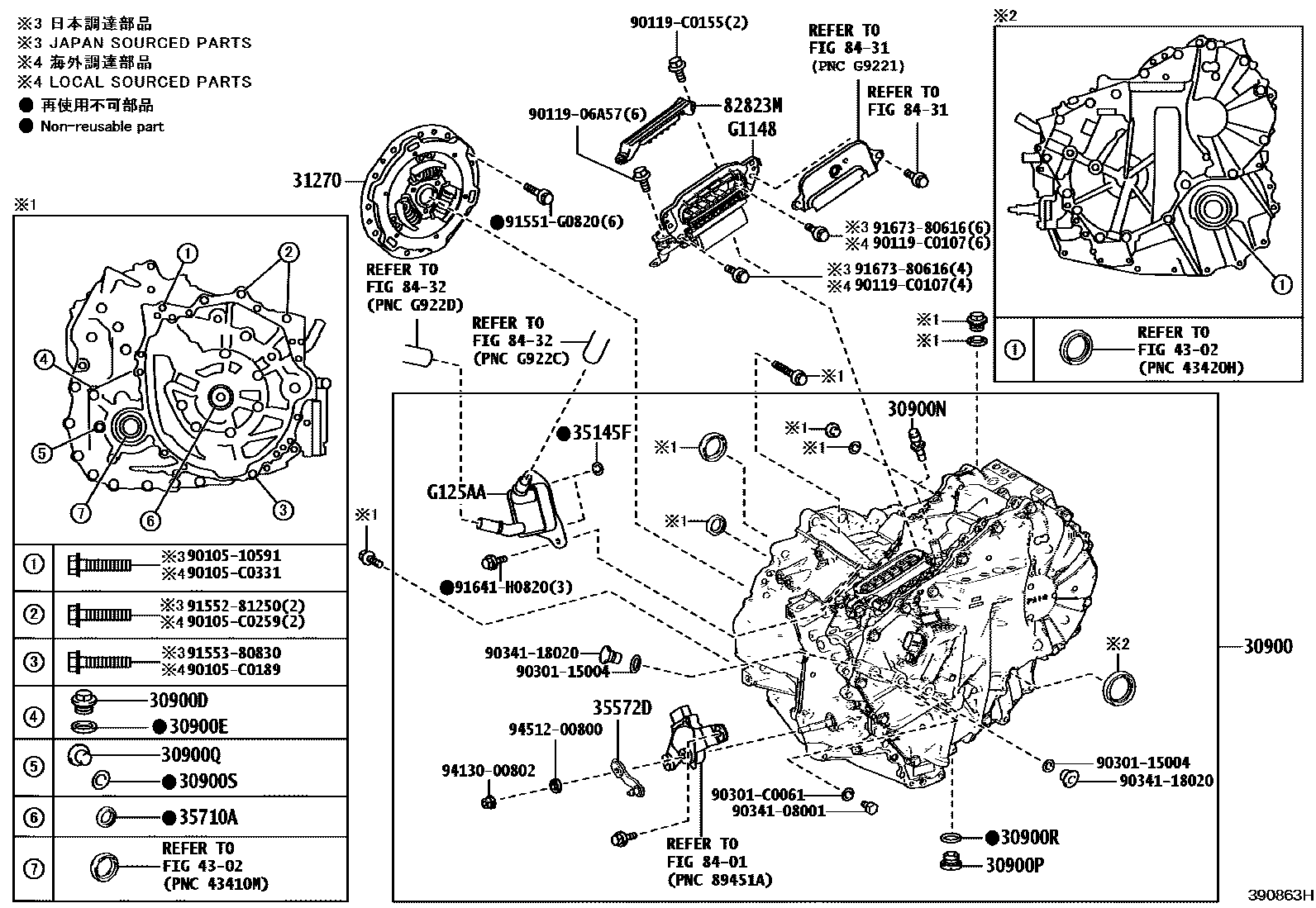 3901 — TRANSAXLE ASSY(HEV OR BEV OR FCEV)