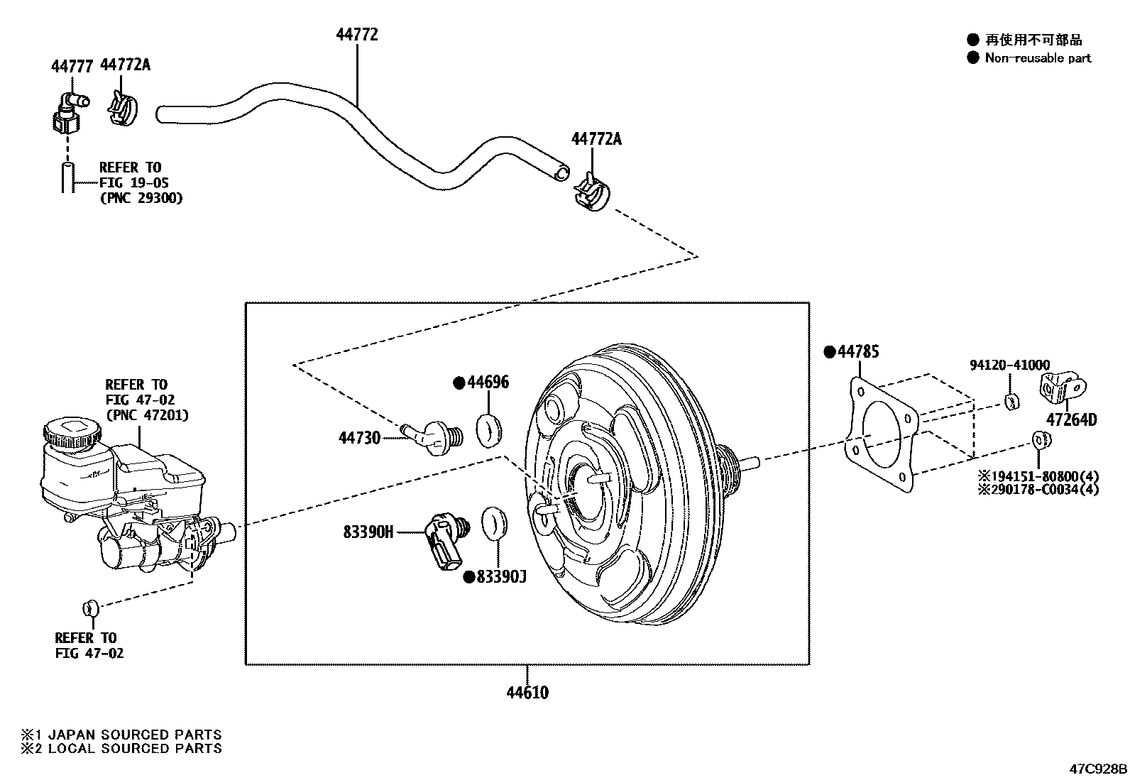 4703 — BRAKE BOOSTER & VACUUM TUBE