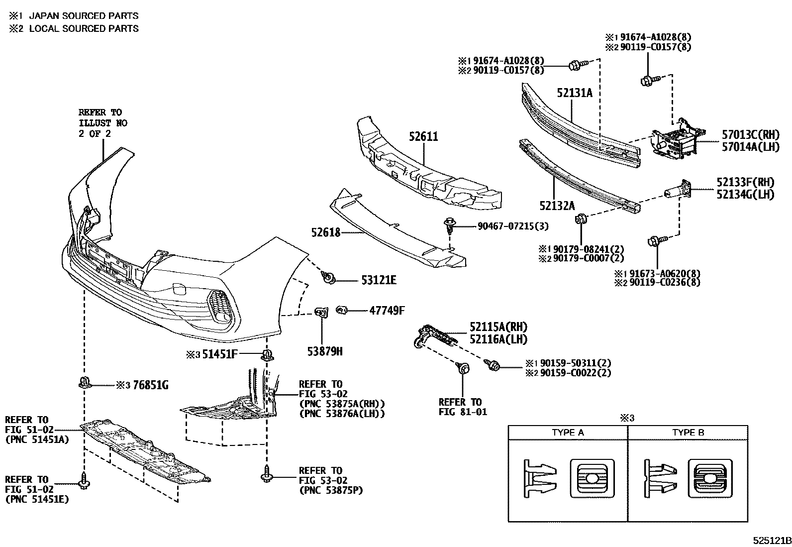 5201 — FRONT BUMPER & BUMPER STAY