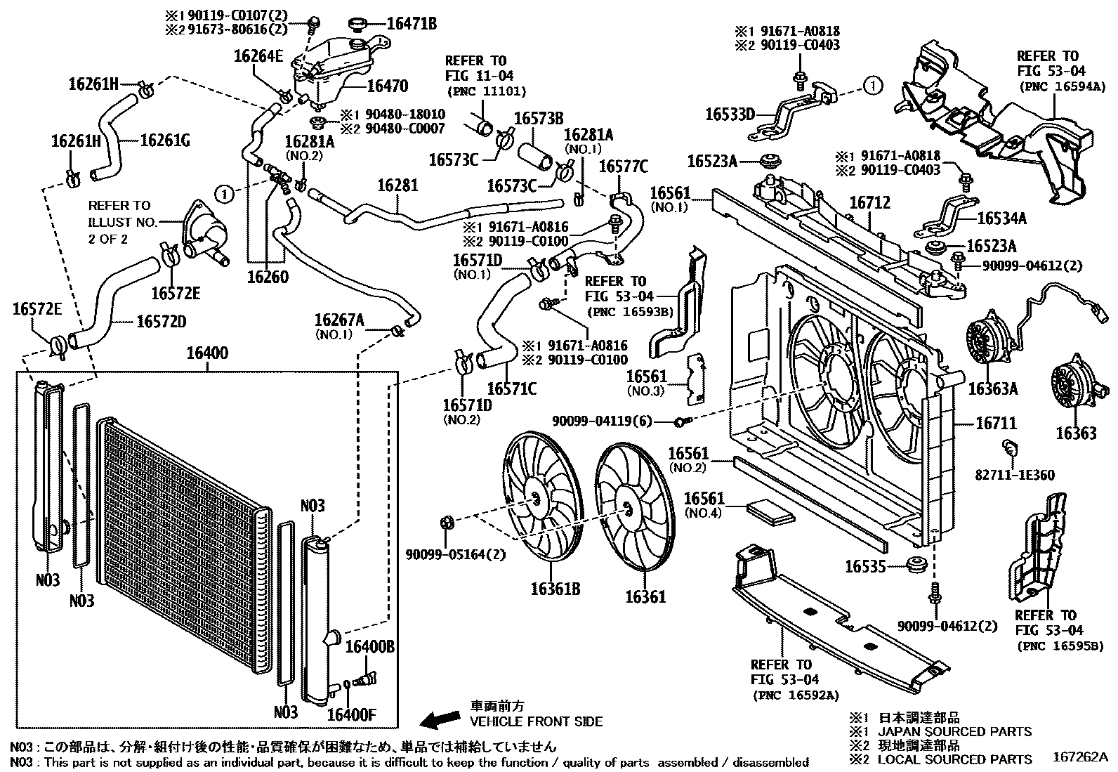 1603 — RADIATOR & WATER OUTLET