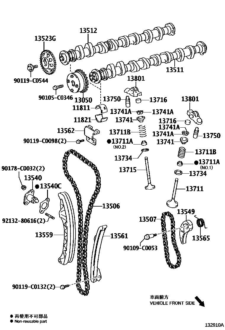 1302 — CAMSHAFT & VALVE