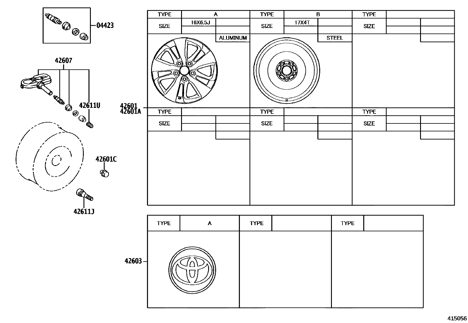 4103 — DISC WHEEL & WHEEL CAP