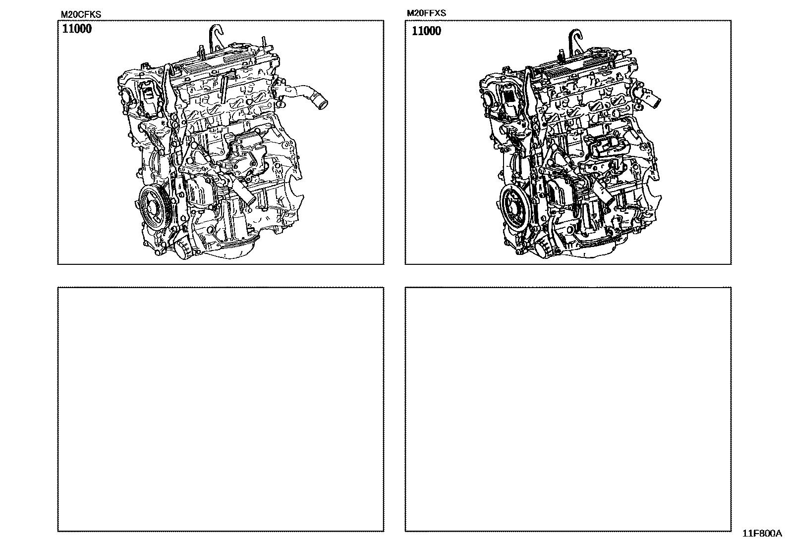 1101 — PARTIAL ENGINE ASSEMBLY