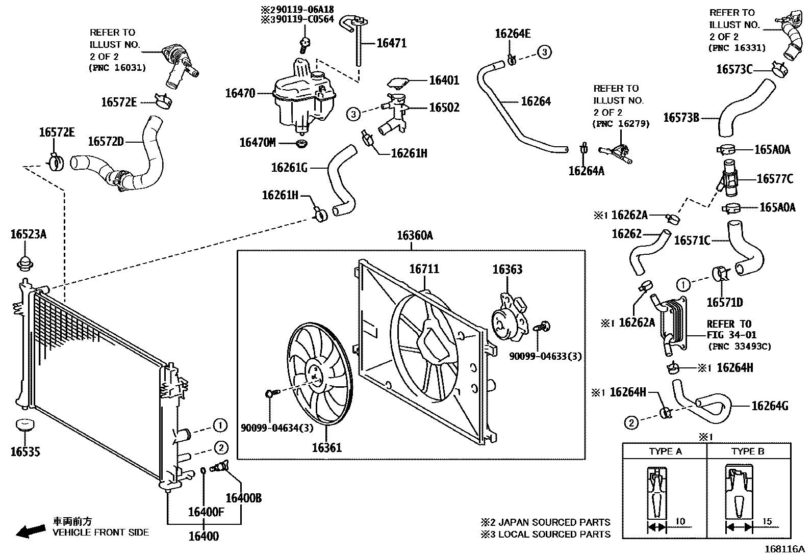 1603 — RADIATOR & WATER OUTLET
