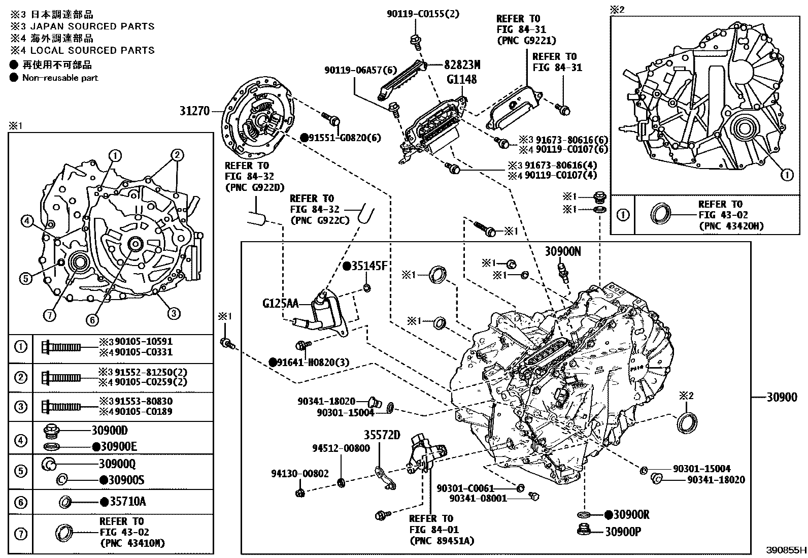 3901 — TRANSAXLE ASSY(HEV OR BEV OR FCEV)