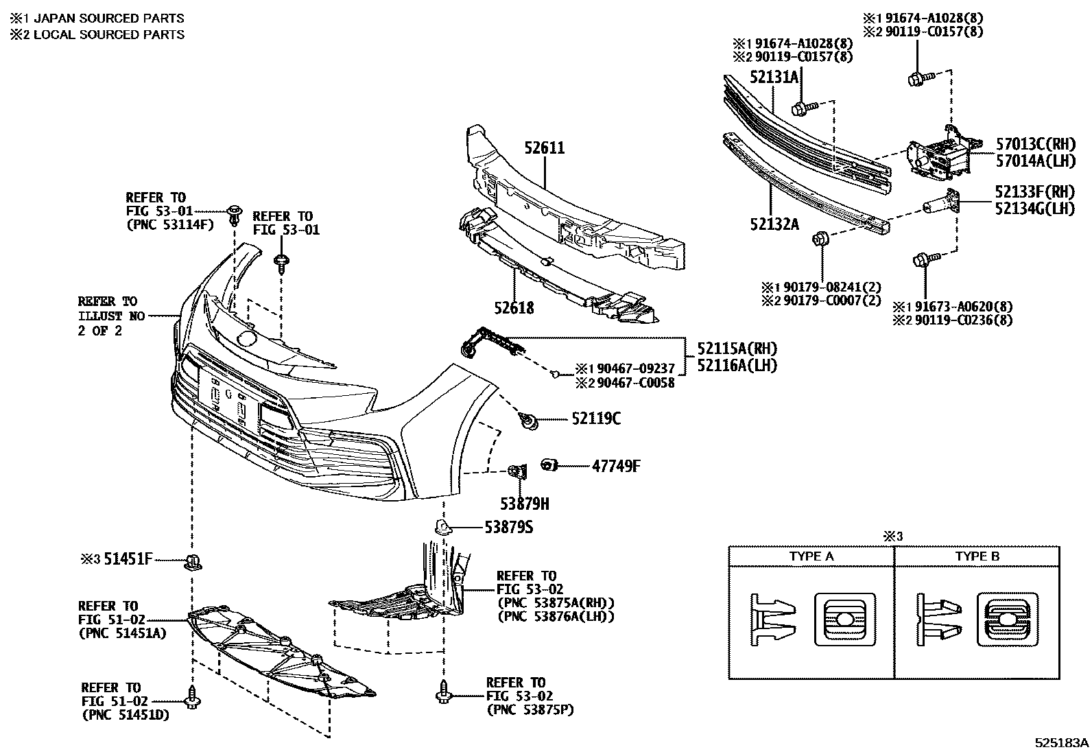 5201 — FRONT BUMPER & BUMPER STAY