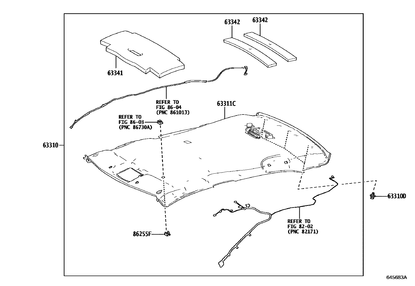 6402 — ROOF HEADLINING & SILENCER PAD