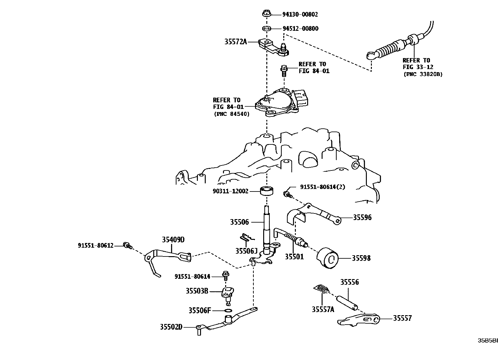 3513 — THROTTLE LINK & VALVE LEVER (ATM)