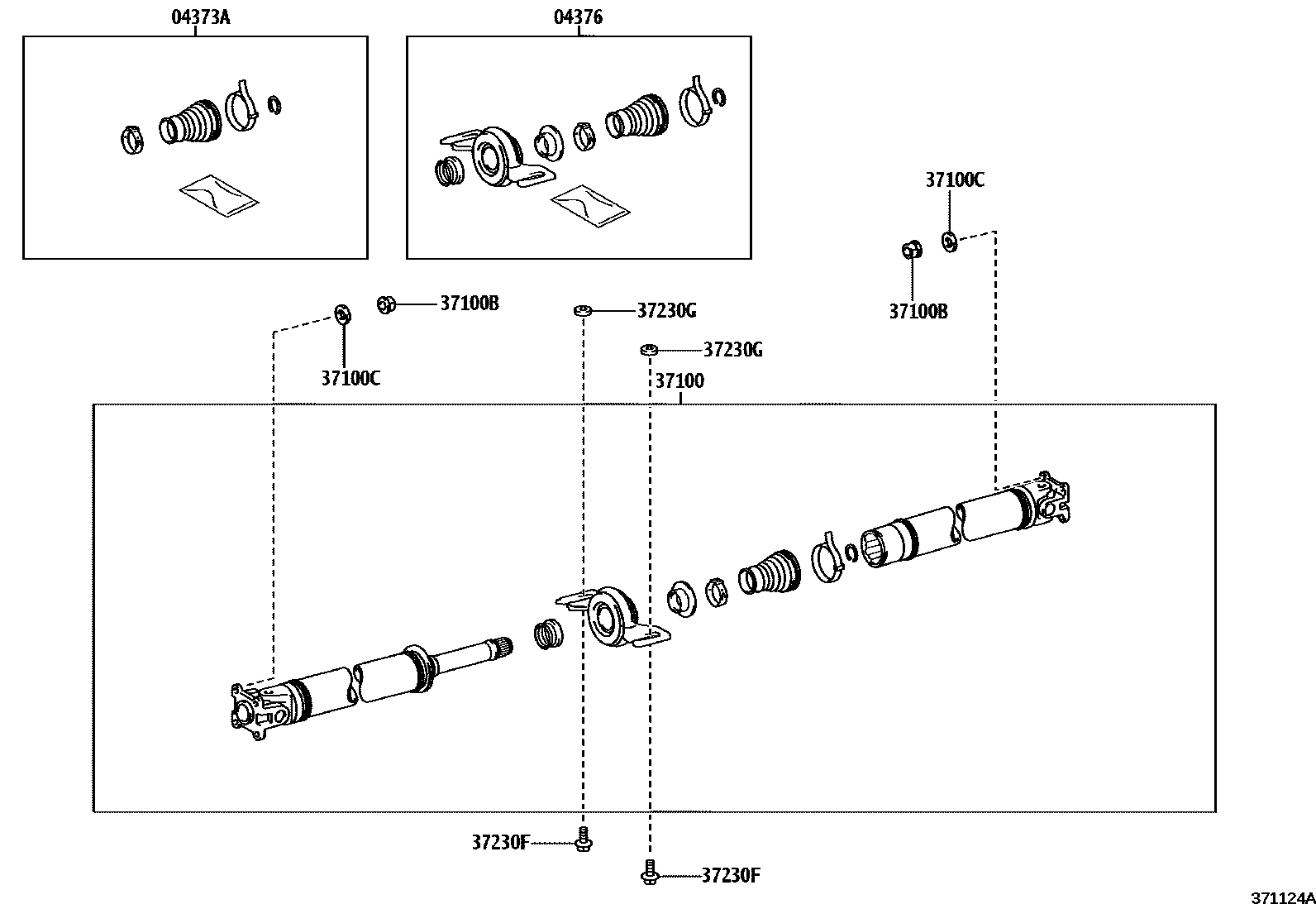 3701 — PROPELLER SHAFT & UNIVERSAL JOINT
