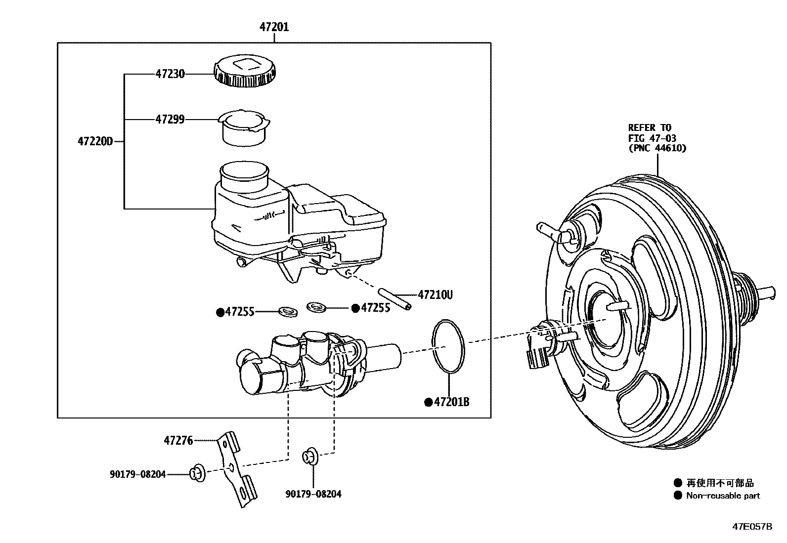 4702 — BRAKE MASTER CYLINDER
