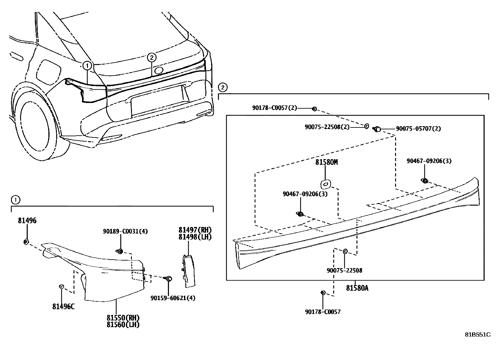 8111 — REAR COMBINATION LAMP