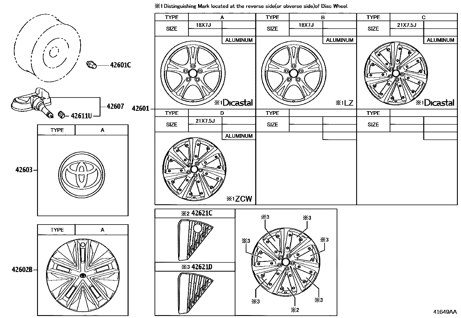 4103 — DISC WHEEL & WHEEL CAP