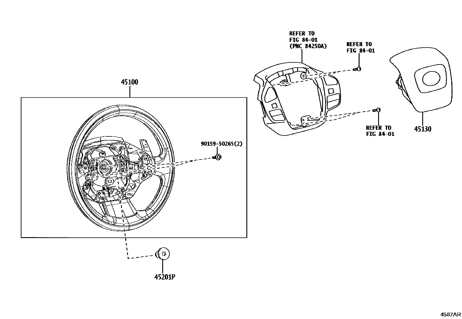 4504 — STEERING WHEEL