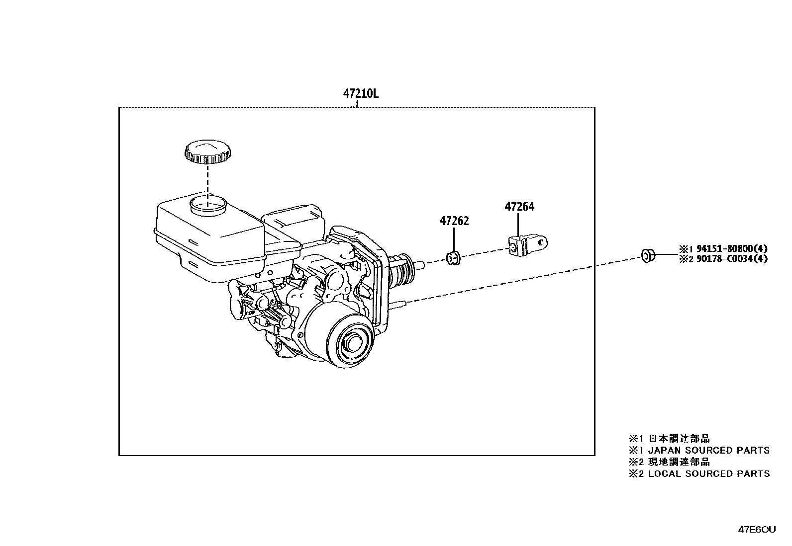4702 — BRAKE MASTER CYLINDER
