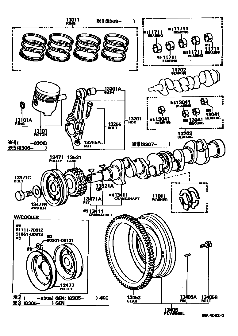 1301 — CRANKSHAFT & PISTON