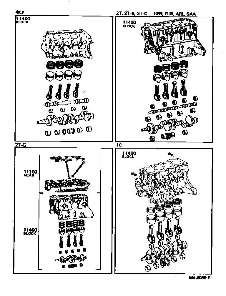 1102 — SHORT BLOCK ASSEMBLY