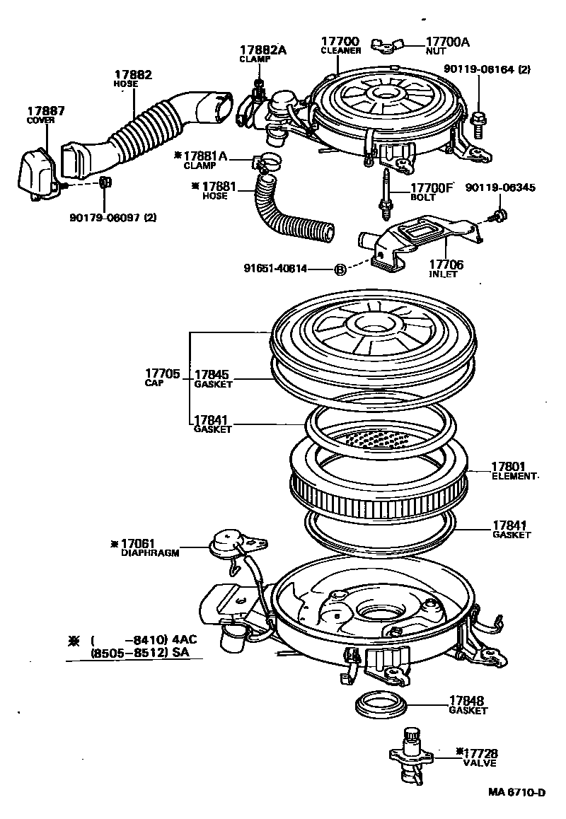 1703 — AIR CLEANER