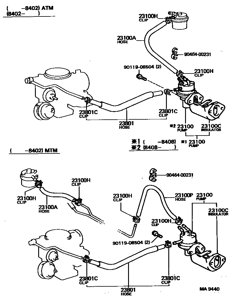2301 — FUEL PUMP & PIPE
