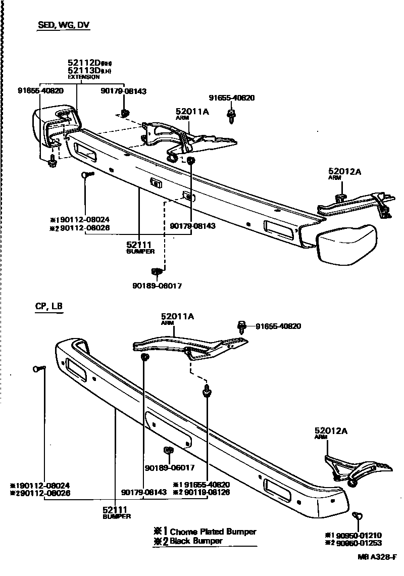 5201 — FRONT BUMPER & BUMPER STAY