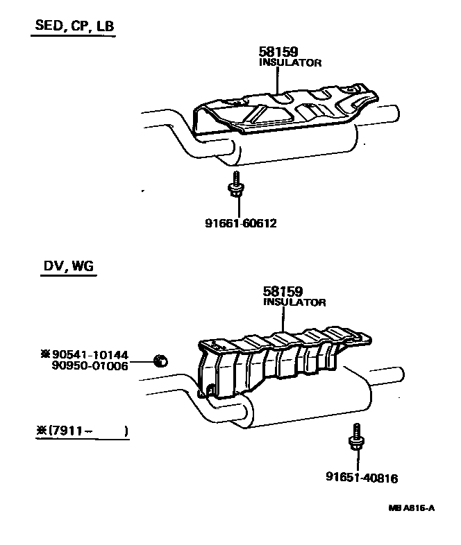 5802 — FLOOR INSULATOR