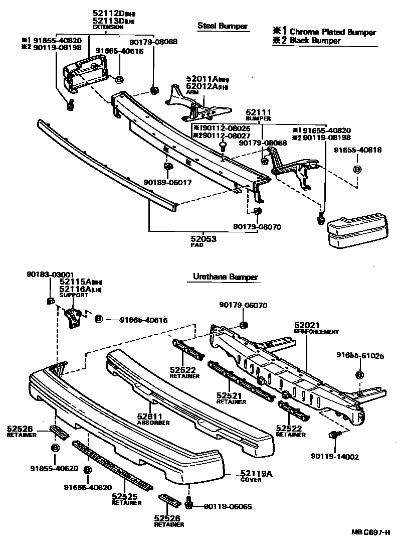 5201 — FRONT BUMPER & BUMPER STAY