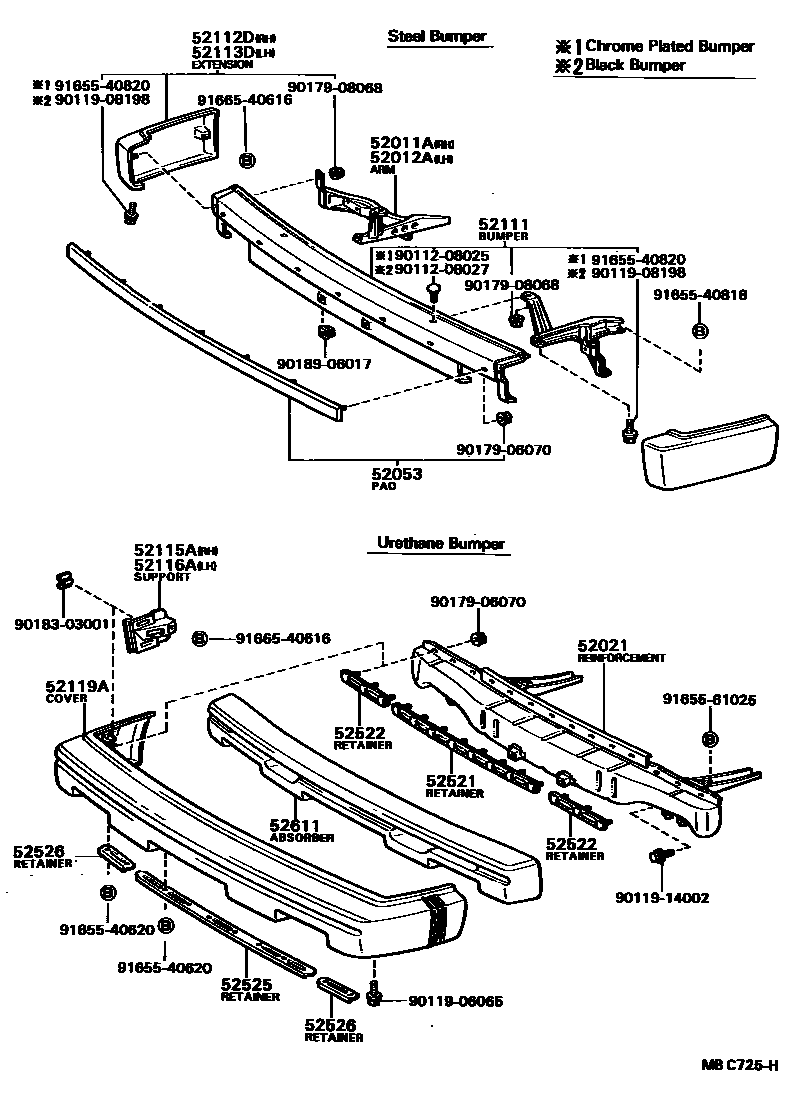 5201 — FRONT BUMPER & BUMPER STAY