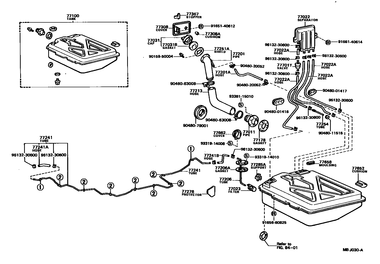 7701 — FUEL TANK & TUBE