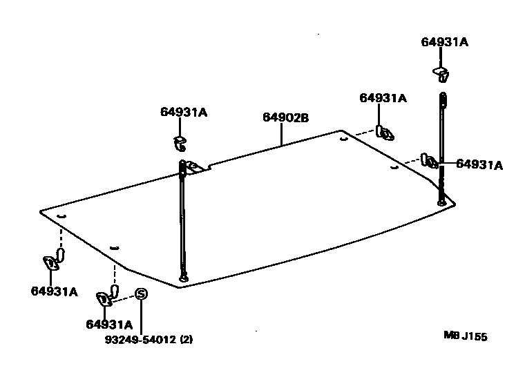 6404 — DECK BOARD & DECK TRIM COVER