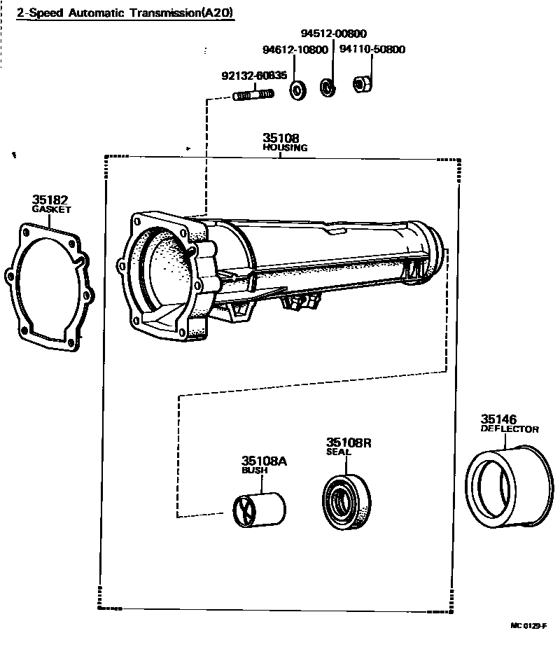 3504 — EXTENSION HOUSING (ATM)